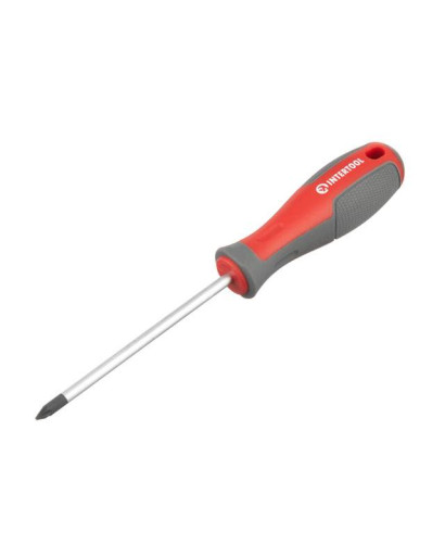 Викрутка PZ1*100мм, CR-V INTERTOOL VT-3332 Викрутка PZ1*100мм, CR-V INTERTOOL VT-3332