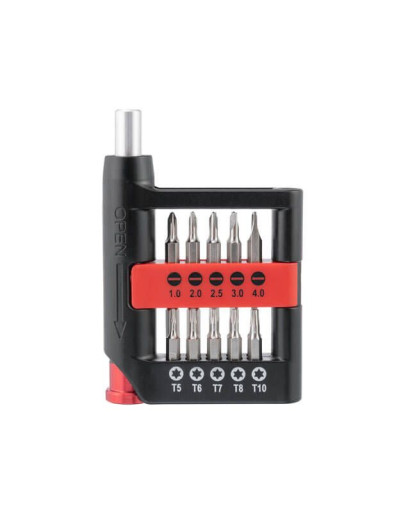 Викрутка прецизійна з комплектом насадок 21од. INTERTOOL VT-3339