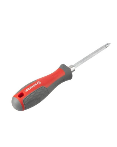 Викрутка двостороння 100мм PH2, SL6 INTERTOOL VT-3344 Викрутка двостороння 100мм PH2, SL6 INTERTOOL VT-3344