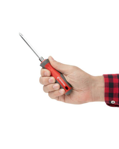 Викрутка двостороння 100мм PH2, SL6 INTERTOOL VT-3344 Викрутка двостороння 100мм PH2, SL6 INTERTOOL VT-3344