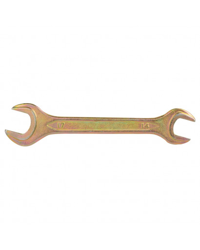 Ключ ріжковий 14×17мм жовтий цинк SIGMA (6025171)