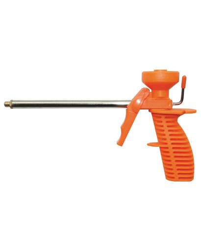 Пистолет для полиуретановой пены 160мм в пластмассовом корпусе Grad