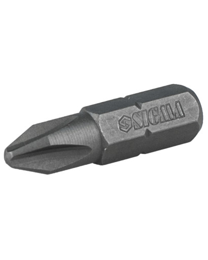 Набор бит Ph2x25мм 1/4" 100шт S2 (банка) SIGMA