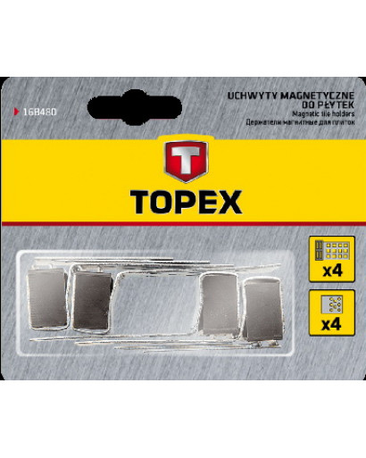 Держатели магнитные для кафельной плитки 4 штуки TOPEX