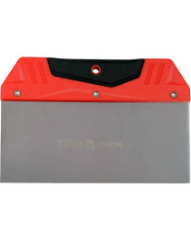 Шпатель для фінішного шпаклювання нержавіюча сталь 200мм YATO (YT-52246)